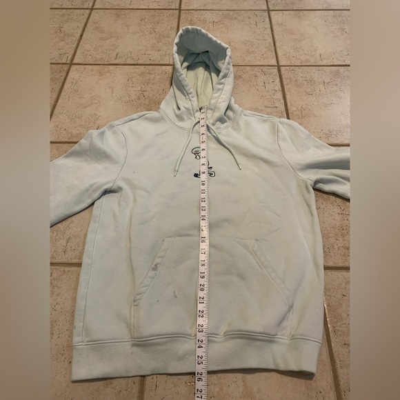 💜 H&M SpongeBob Squidward Embroidered Hoodie Regular Fit Light Mint Green Small - Picture 5 of 7